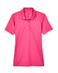 UltraClub Ladies' Cool & Dry Mesh Piqué Polo heliconia FlatFront