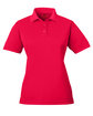 UltraClub Ladies' Cool & Dry Mesh Piqué Polo red OFFront
