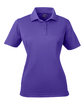 UltraClub Ladies' Cool & Dry Mesh Piqué Polo purple OFFront