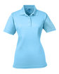 UltraClub Ladies' Cool & Dry Mesh Piqué Polo columbia blue OFFront