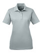 UltraClub Ladies' Cool & Dry Mesh Piqué Polo silver OFFront