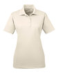 UltraClub Ladies' Cool & Dry Mesh Piqué Polo stone OFFront