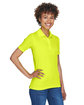 UltraClub Ladies' Cool & Dry Mesh Piqué Polo bright yellow ModelQrt