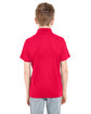 UltraClub Youth Cool & Dry Mesh PiquPolo red ModelBack