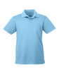 UltraClub Youth Cool & Dry Mesh PiquPolo columbia blue OFFront