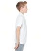 UltraClub Youth Cool & Dry Mesh PiquPolo white ModelSide