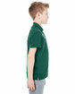 UltraClub Youth Cool & Dry Mesh PiquPolo forest green ModelSide