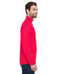 UltraClub Men's Cool & Dry Sport Quarter-Zip Pullover red ModelSide