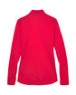 UltraClub Ladies' Cool & Dry Sport Quarter-Zip Pullover red FlatBack