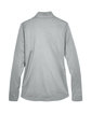 UltraClub Ladies' Cool & Dry Sport Quarter-Zip Pullover grey FlatBack