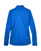 UltraClub Ladies' Cool & Dry Sport Quarter-Zip Pullover kyanos blue FlatBack
