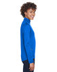 UltraClub Ladies' Cool & Dry Sport Quarter-Zip Pullover kyanos blue ModelSide