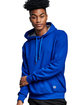 Russell Athletic Unisex Cotton Classic Hooded Sweatshirt royal ModelSide