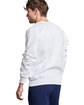 Russell Athletic Unisex Cotton Classic Crew Sweatshirt WHITE ModelBack