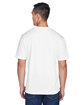 UltraClub Men's Cool & Dry Sport T-Shirt white ModelBack