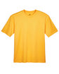 UltraClub Men's Cool & Dry Sport T-Shirt gold FlatFront