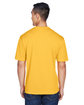 UltraClub Men's Cool & Dry Sport T-Shirt gold ModelBack