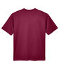 UltraClub Men's Cool & Dry Sport T-Shirt maroon FlatBack