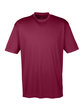 UltraClub Men's Cool & Dry Sport T-Shirt maroon OFFront