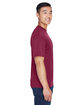 UltraClub Men's Cool & Dry Sport T-Shirt maroon ModelSide