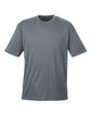 UltraClub Men's Cool & Dry Sport T-Shirt charcoal OFFront
