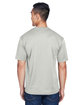 UltraClub Men's Cool & Dry Sport T-Shirt grey ModelBack