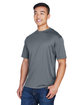 UltraClub Men's Cool & Dry Sport T-Shirt charcoal ModelQrt