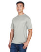 UltraClub Men's Cool & Dry Sport T-Shirt grey ModelQrt