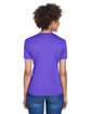 UltraClub Ladies' Cool & Dry Sport V-Neck T-Shirt PURPLE ModelBack