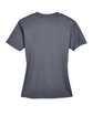 UltraClub Ladies' Cool & Dry Sport V-Neck T-Shirt CHARCOAL FlatBack