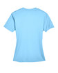 UltraClub Ladies' Cool & Dry Sport V-Neck T-Shirt COLUMBIA BLUE FlatBack