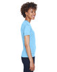 UltraClub Ladies' Cool & Dry Sport V-Neck T-Shirt COLUMBIA BLUE ModelSide