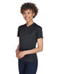 UltraClub Ladies' Cool & Dry Sport V-Neck T-Shirt  ModelQrt