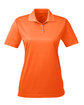 UltraClub Ladies' Cool & Dry Sport Polo orange OFFront