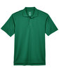 UltraClub Men's Cool & Dry Sport Polo FOREST GREEN FlatFront