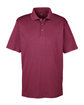 UltraClub Men's Cool & Dry Sport Polo MAROON OFFront