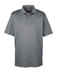 UltraClub Men's Cool & Dry Sport Polo charcoal OFFront