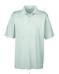 UltraClub Men's Cool & Dry Sport Polo GREY OFFront