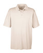 UltraClub Men's Cool & Dry Sport Polo stone OFFront