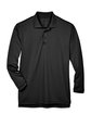 UltraClub Adult Cool & Dry Sport Long-Sleeve Polo  FlatFront