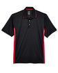 UltraClub Men's Cool & Dry Sport Two-Tone Polo  FlatFront