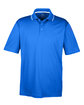 UltraClub Men's Cool & Dry Sport Two-Tone Polo royal/ white OFFront