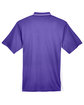 UltraClub Men's Cool & Dry Sport Two-Tone Polo purple/ white FlatBack