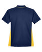 UltraClub Ladies' Cool & Dry Sport Two-Tone Polo navy/ gold FlatBack