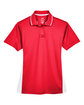 UltraClub Ladies' Cool & Dry Sport Two-Tone Polo red/ white FlatFront