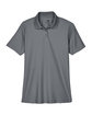 UltraClub Ladies' Cool & Dry Elite Performance Polo charcoal FlatFront
