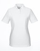 UltraClub Ladies' Cool & Dry Elite Performance Polo white OFFront