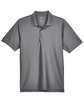 UltraClub Men's Cool & Dry Elite Performance Polo charcoal FlatFront