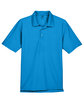 UltraClub Men's Cool & Dry Elite Performance Polo pacific blue FlatFront