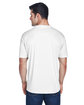 UltraClub Men's Cool & Dry Sport Performance Interlock T-Shirt white ModelBack